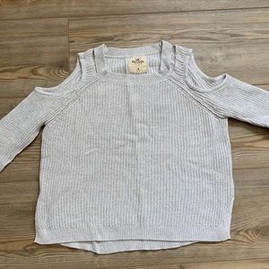 hollister cold shoulder sweater